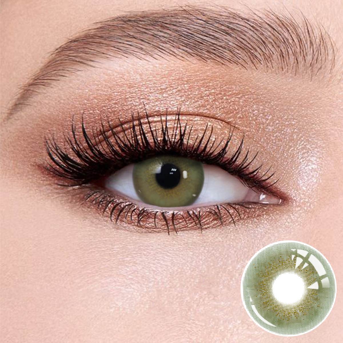 Wooeye Glacier Green Contact Lenses | 1 Year