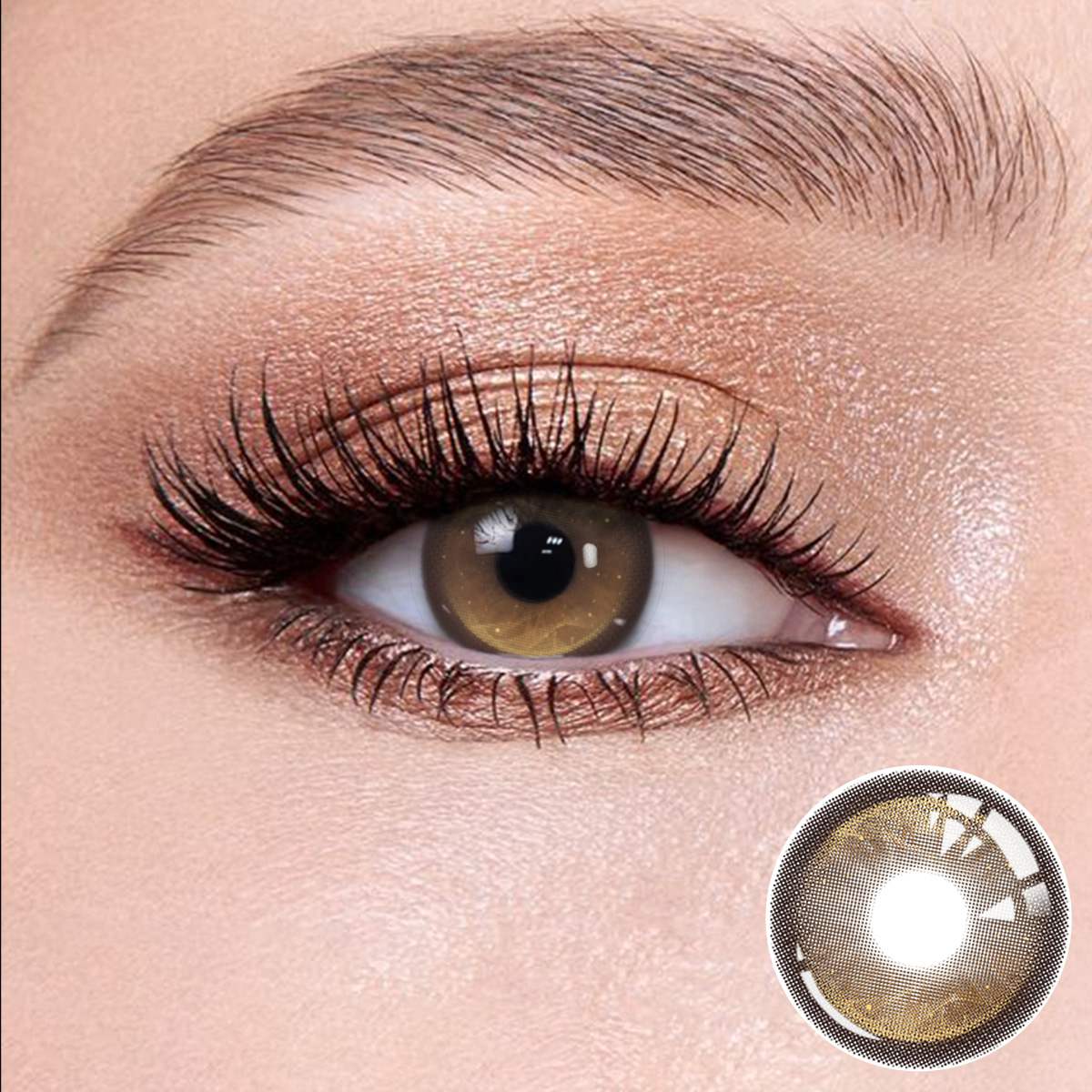 Wooeye Tides Brown Contact Lenses | 1 Year