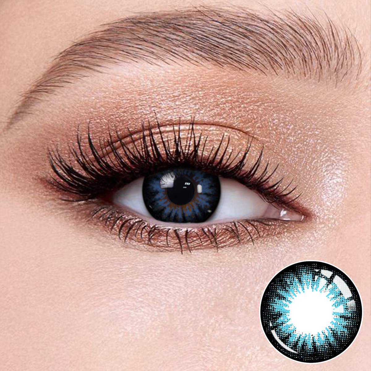 Wooeye Pearl Blue Contact Lenses | 1 Year