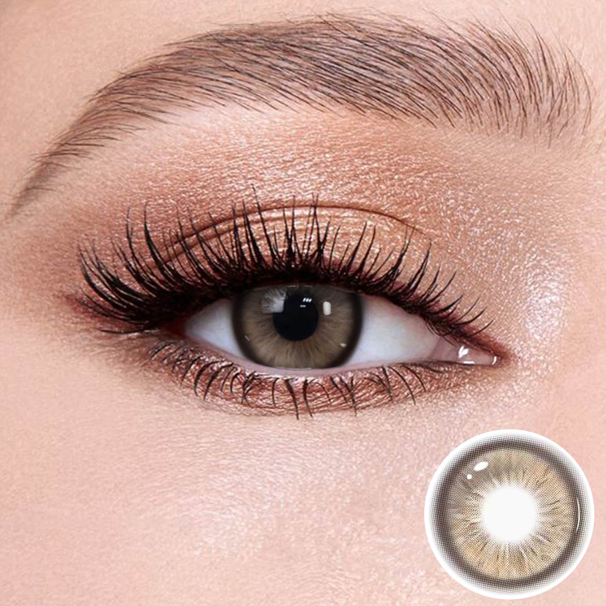 Wooeye Mocha Coffee Brown Contact Lenses | 1 Year