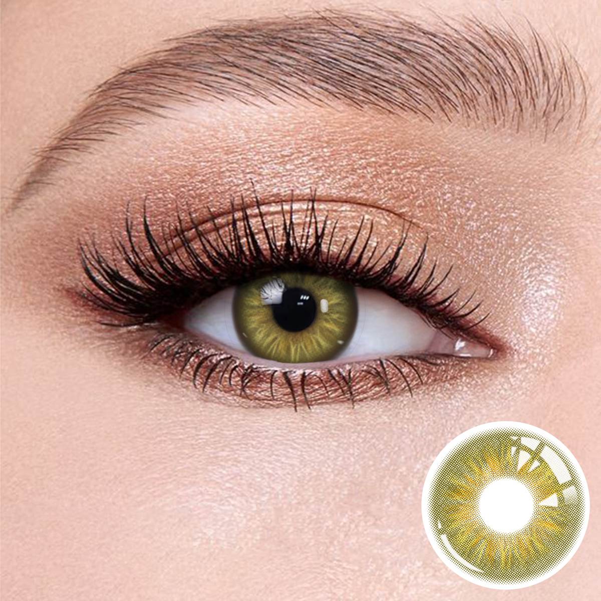 Wooeye Silence Brown Contact Lenses | 1 Year