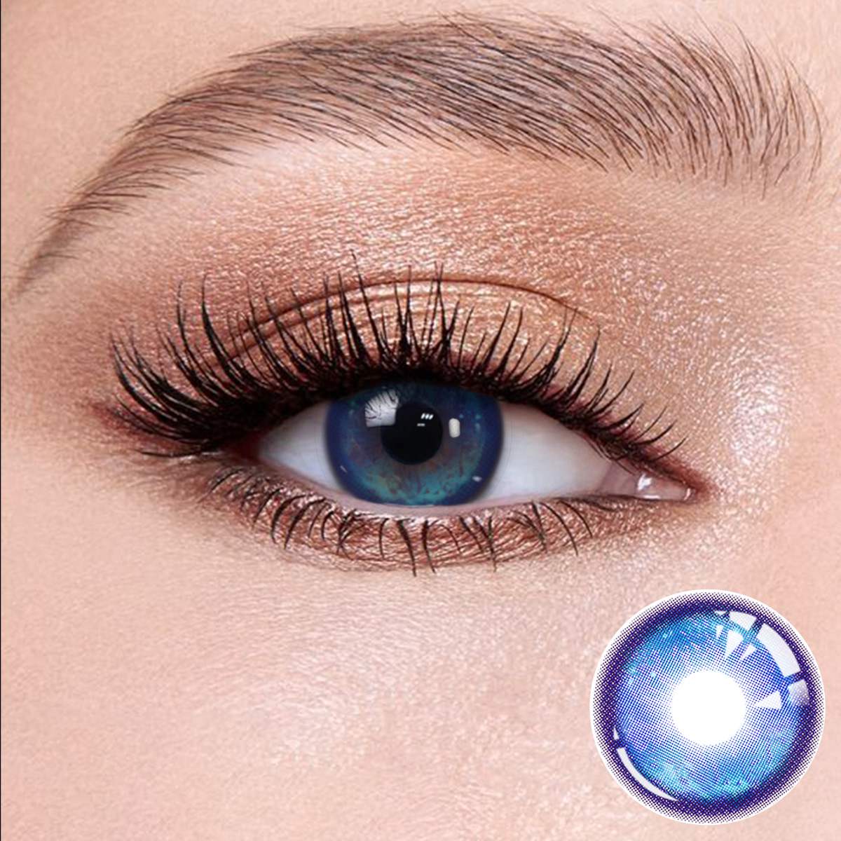 Wooeye Thermo Aura Blue Contact Lenses | 1 Year