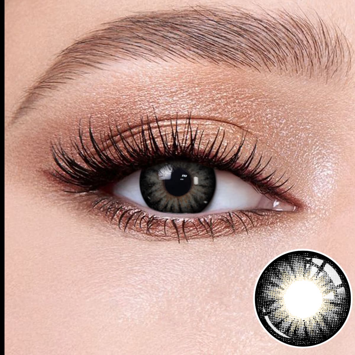 Wooeye Pearl Gray II Contact Lenses | 1 Year