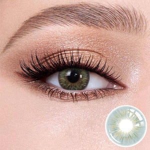 Professional Sunkissed Green contact lense for office wear