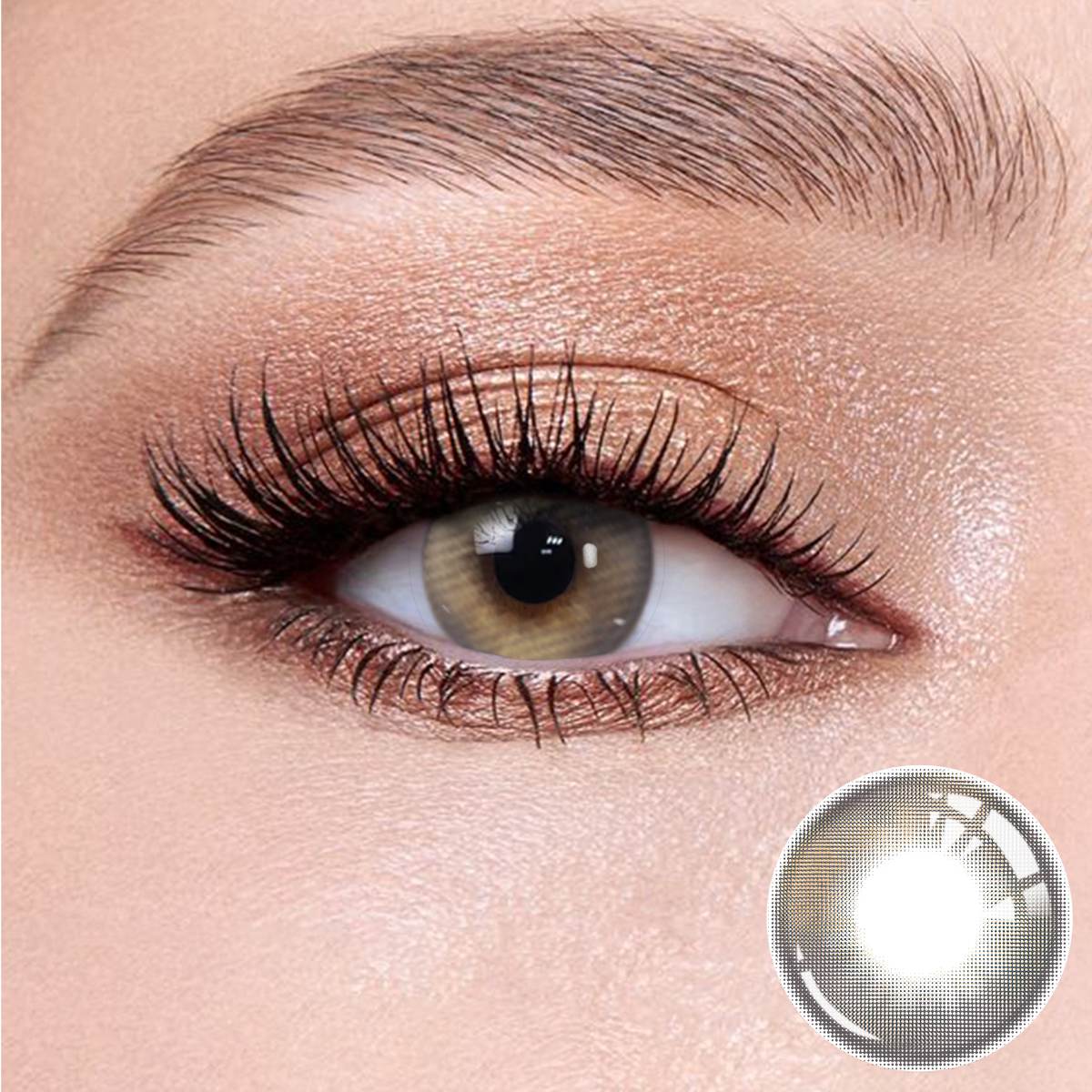 Wooeye Mystery Fog Gray Contact Lenses | 1 Year