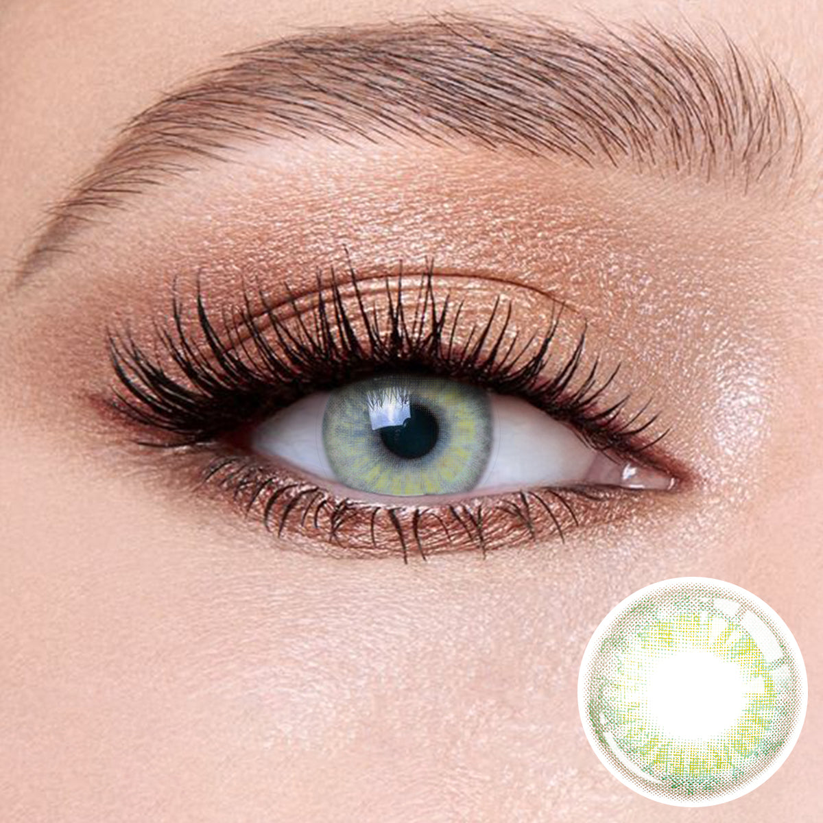 Wooeye Lemon Green Contact Lenses | 1 Year
