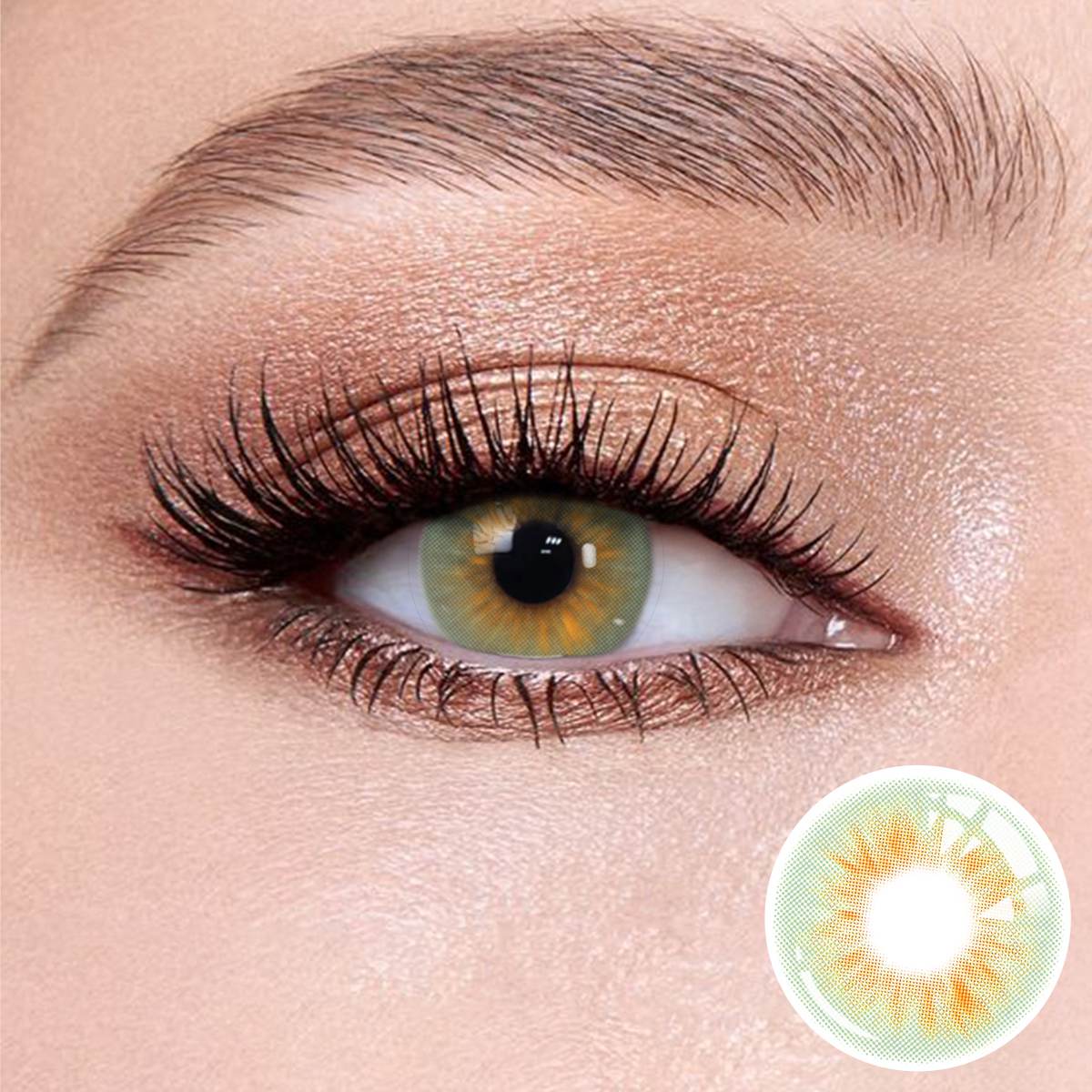 Wooeye Molly Green Contact Lenses | 1 Year