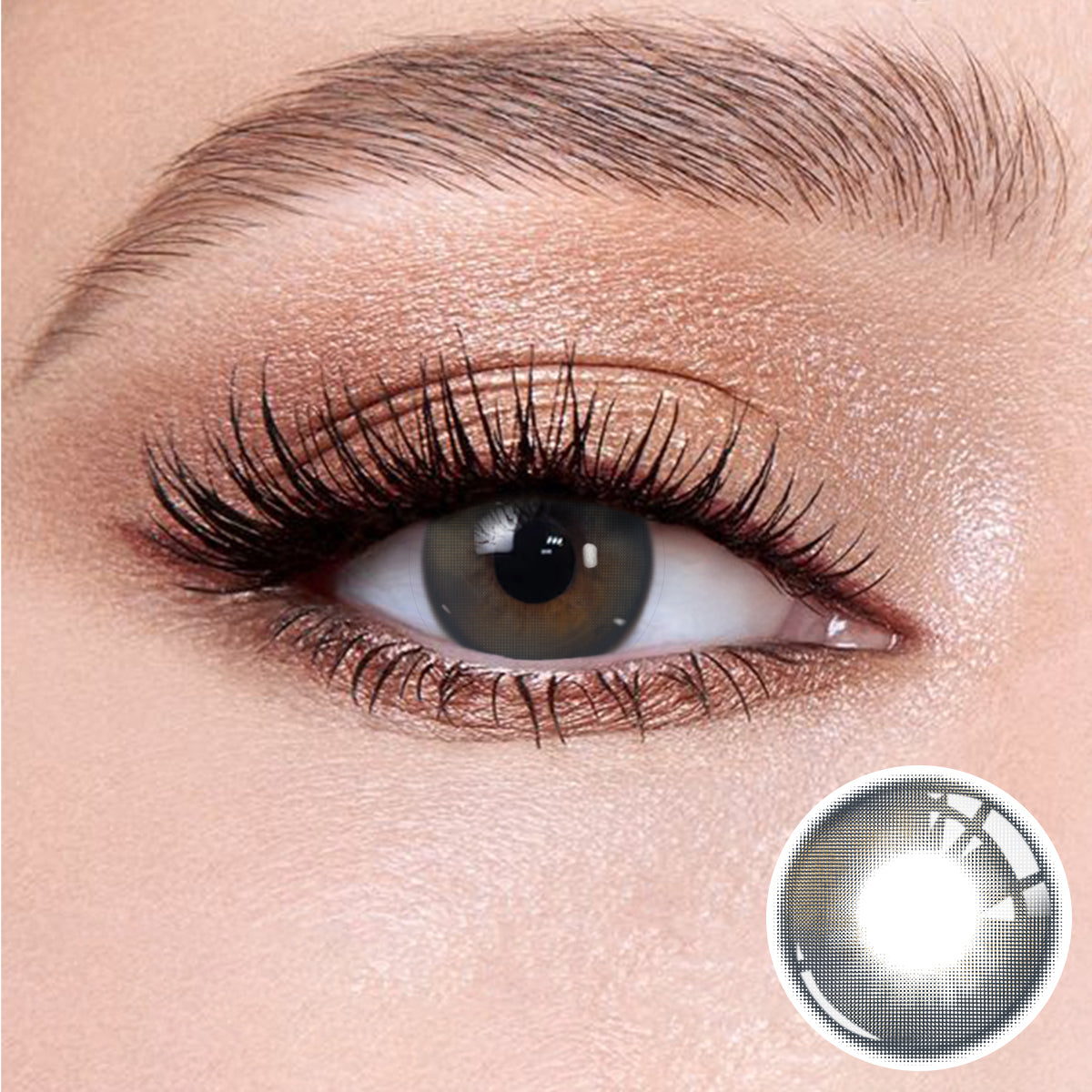 Wooeye Mystery Fog Gray Contact Lenses | 1 Year