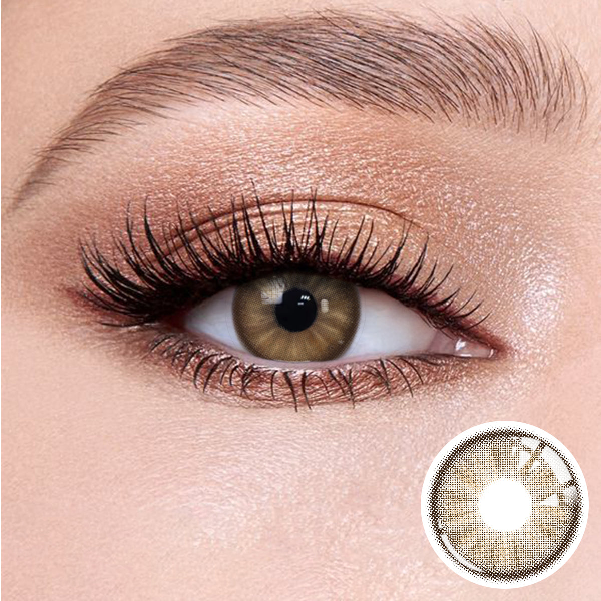 Wooeye Trends Brown Contact Lenses | 1 Year