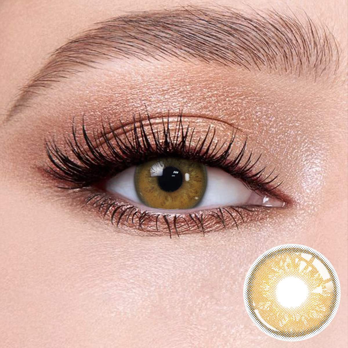 Wooeye Russian Brown Contact Lenses | 1 Year