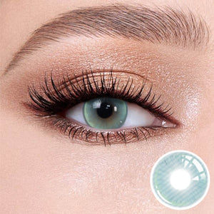 Milk Tea Blue Natural contact lense