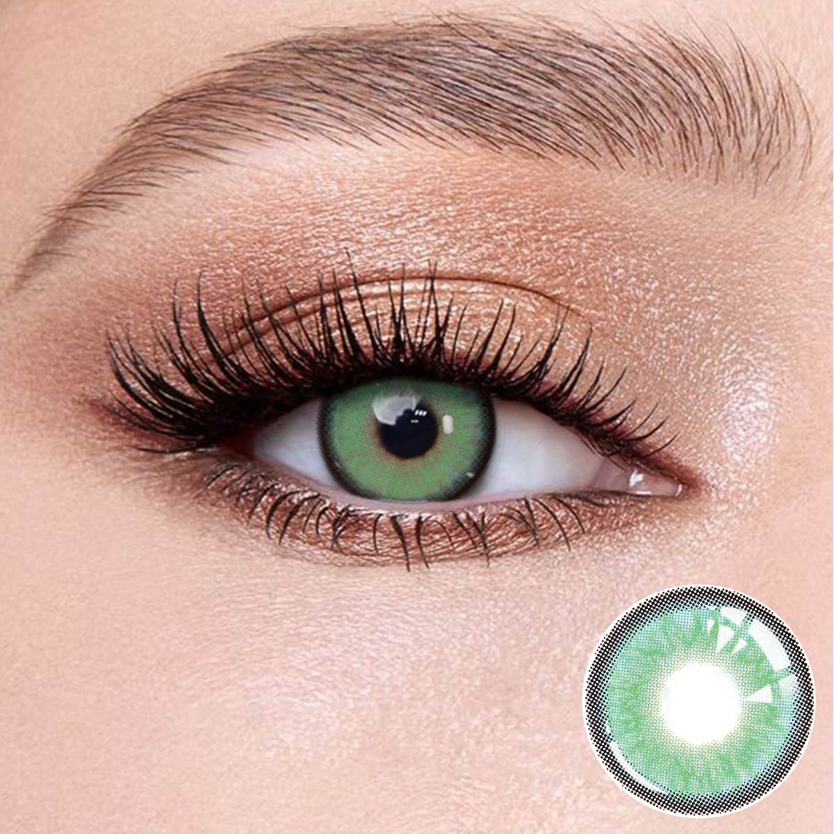Wooeye Himalayan Green Contact Lenses | 1 Year