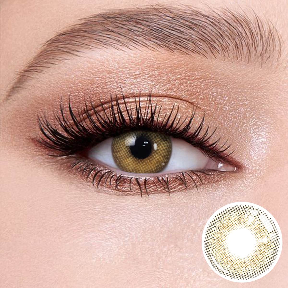 Wooeye Cat Brown Contact Lenses | 1 Year