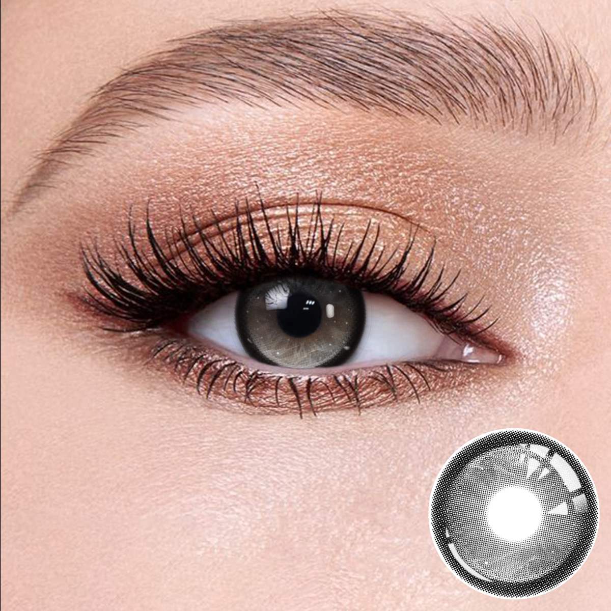 Wooeye Tides Gray Contact Lenses | 1 Year