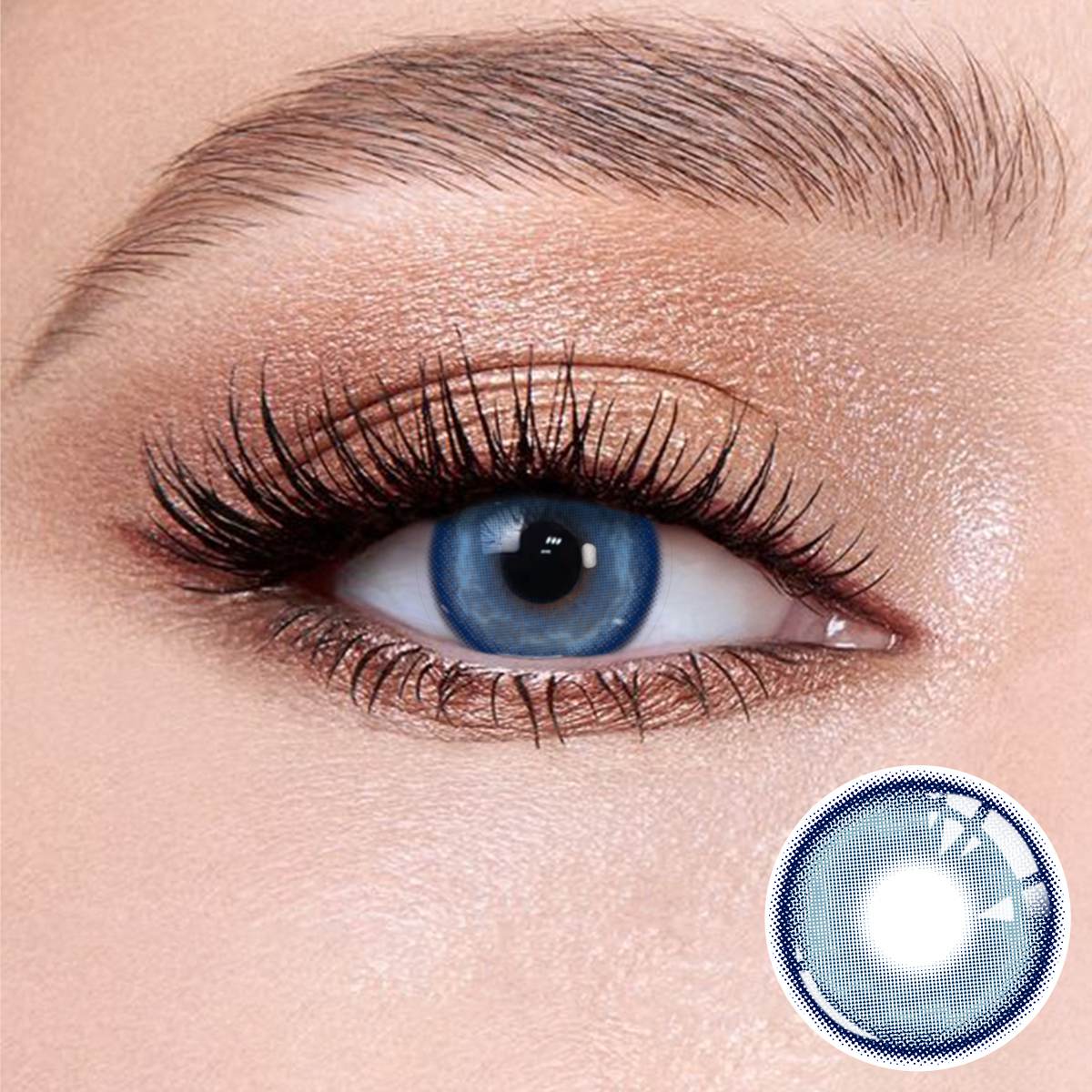 Wooeye Heaven Blue Contact Lenses | 1 Year