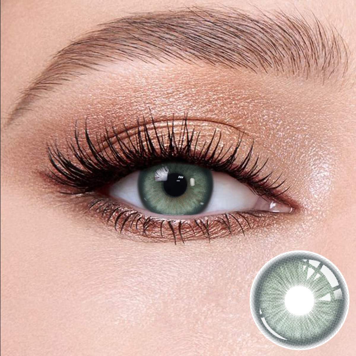 Wooeye Baroque Green Contact Lenses | 1 Year