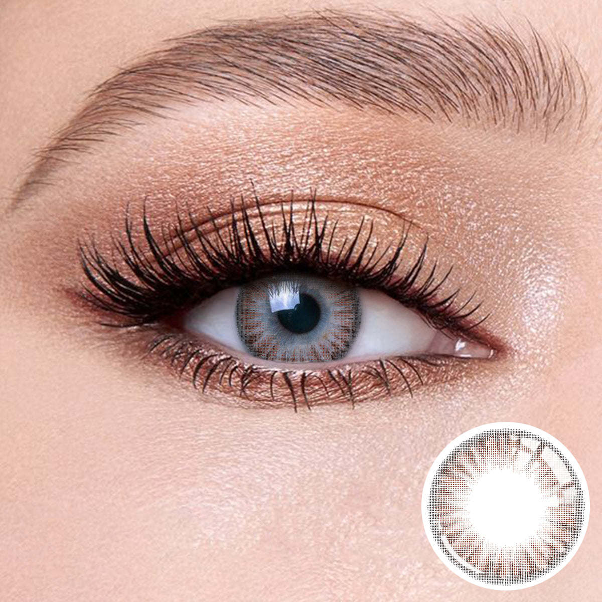 Eye effects of wearing Moon Brown I Contact Lenses