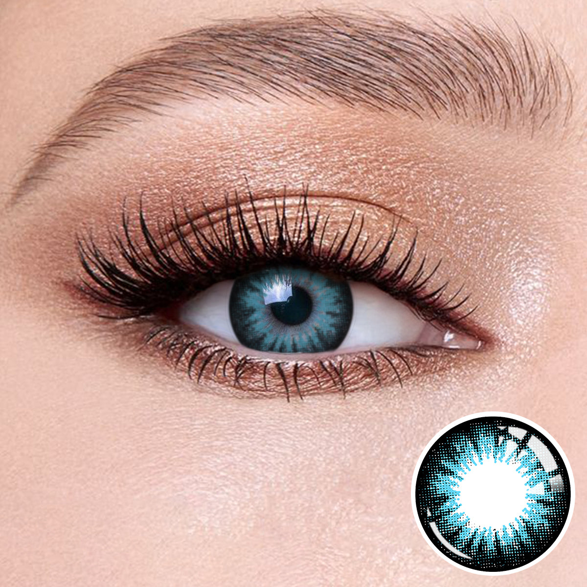 Eye effects of wearing Pearl Blue Contact Lenses