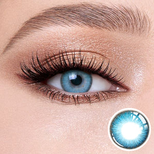 Eye effects of wearing Queen Ice Blue Contact Lenses