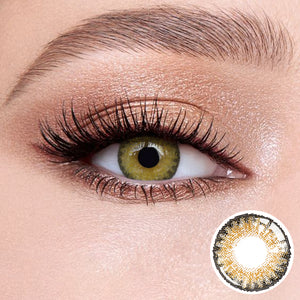 Eye effects of wearing Desert Dreams Brown Contact Lenses