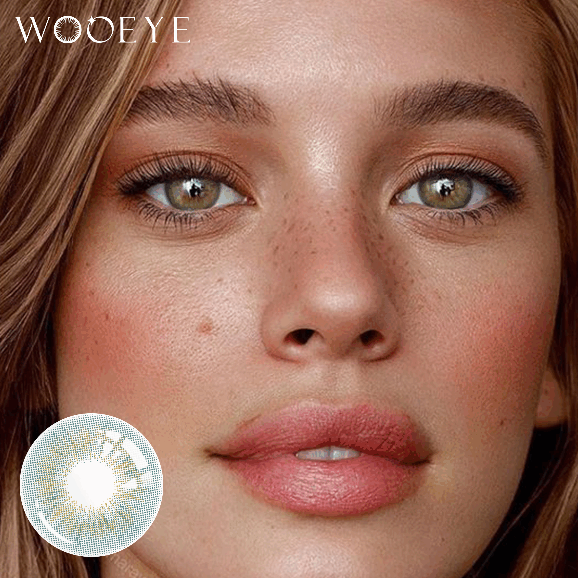 Wooeye Sunkissed Green Contact Lenses | 1 Year