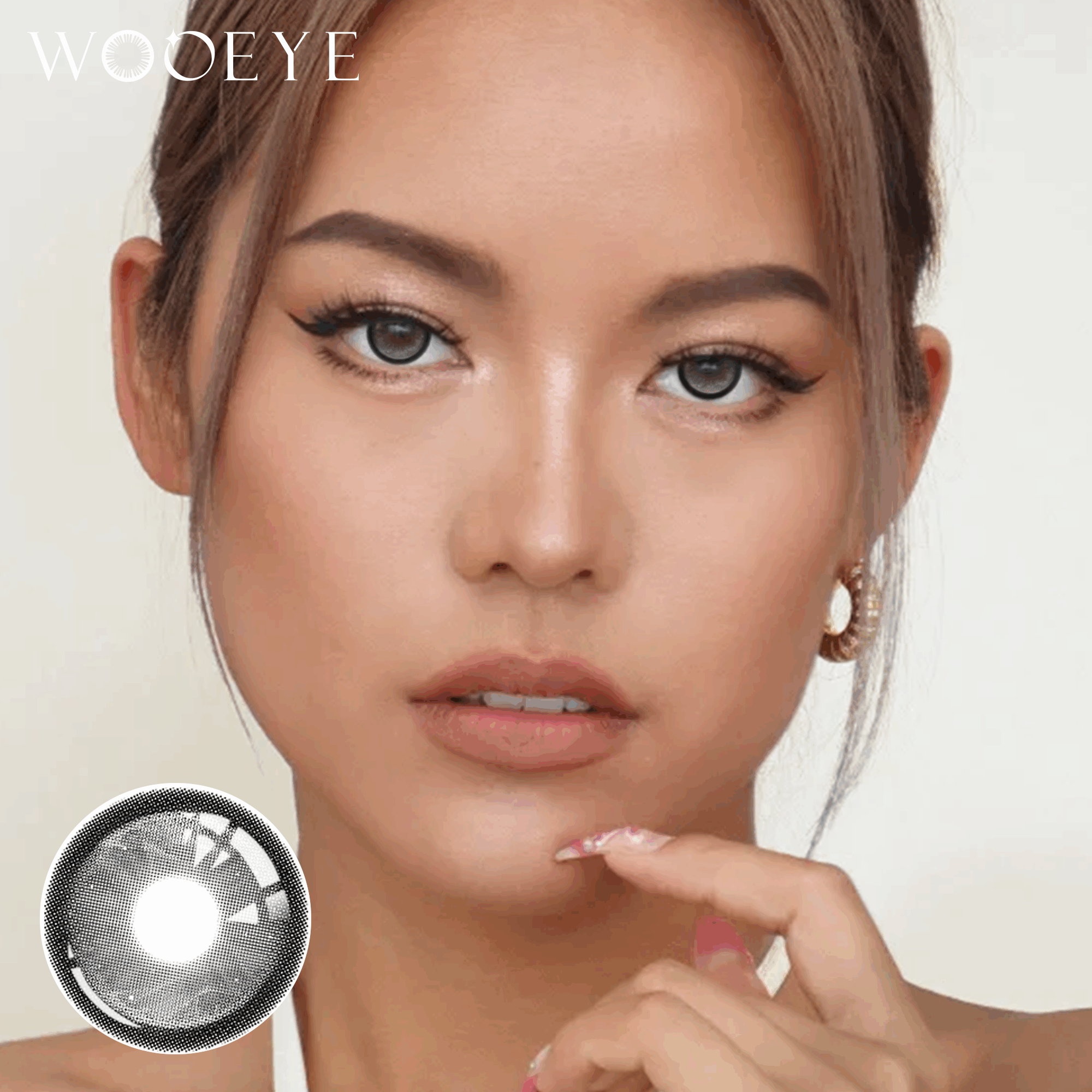 Wooeye Tides Gray Contact Lenses | 1 Year