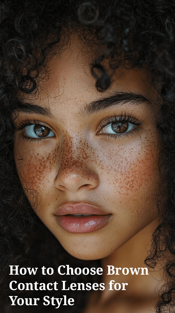 How to Choose Brown Contact Lenses for Your Style