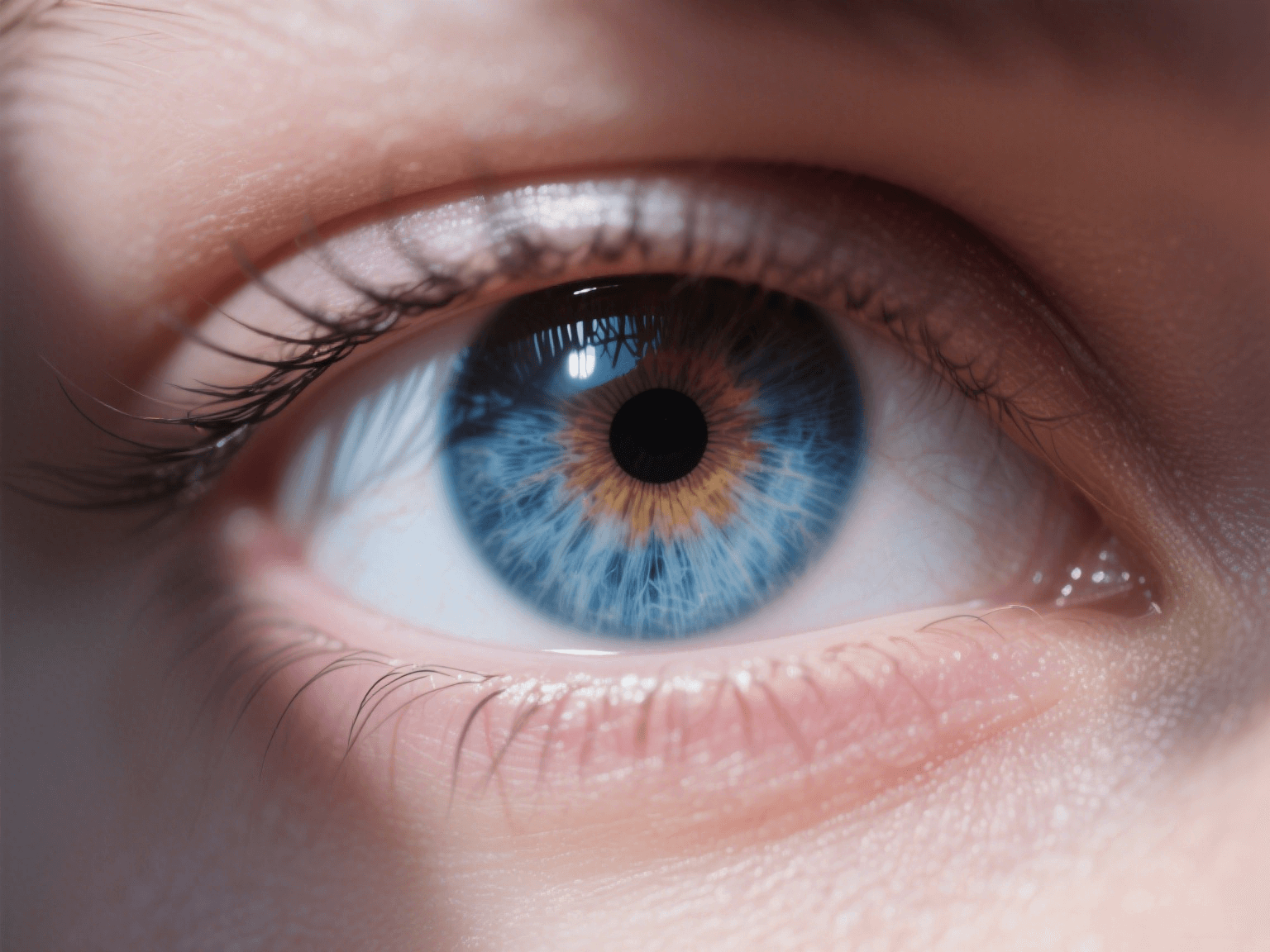 Blue Hazel Eyes: Nature's Living Kaleidoscope
