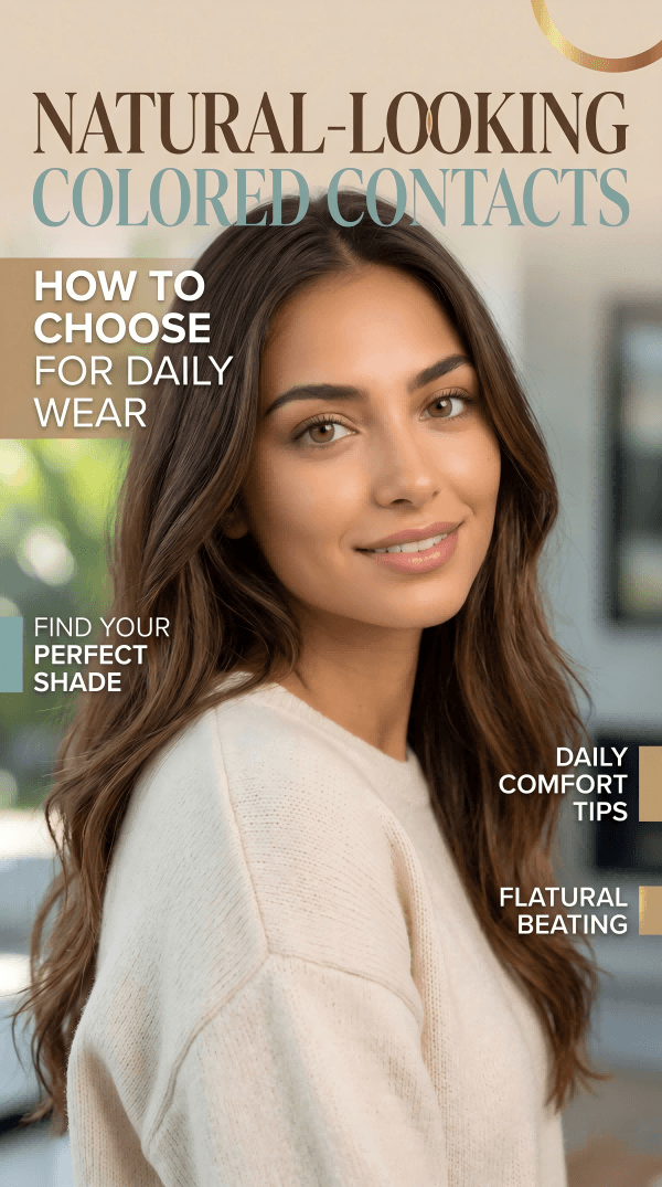 Natural-Looking Colored Contacts: How to Choose for Daily Wear