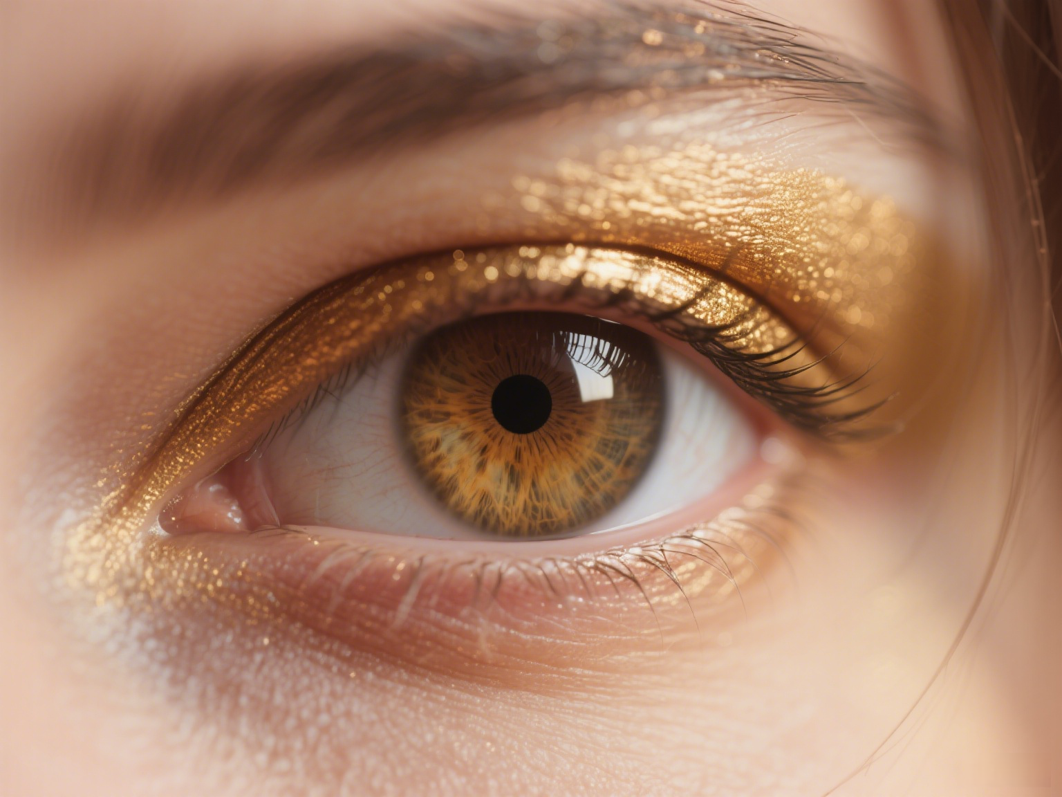 Golden Brown Eyes Meaning and Unique Beauty