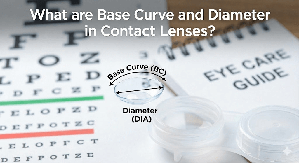 What are Base Curve and Diameter in Contact Lenses?