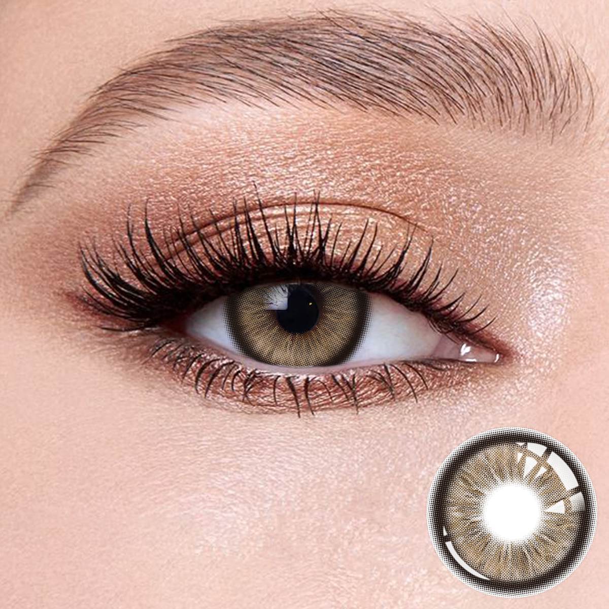 Wooeye Mocha Cocoa Brown Contact Lenses | 1 Year