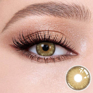 Space Brown Natural contact lense