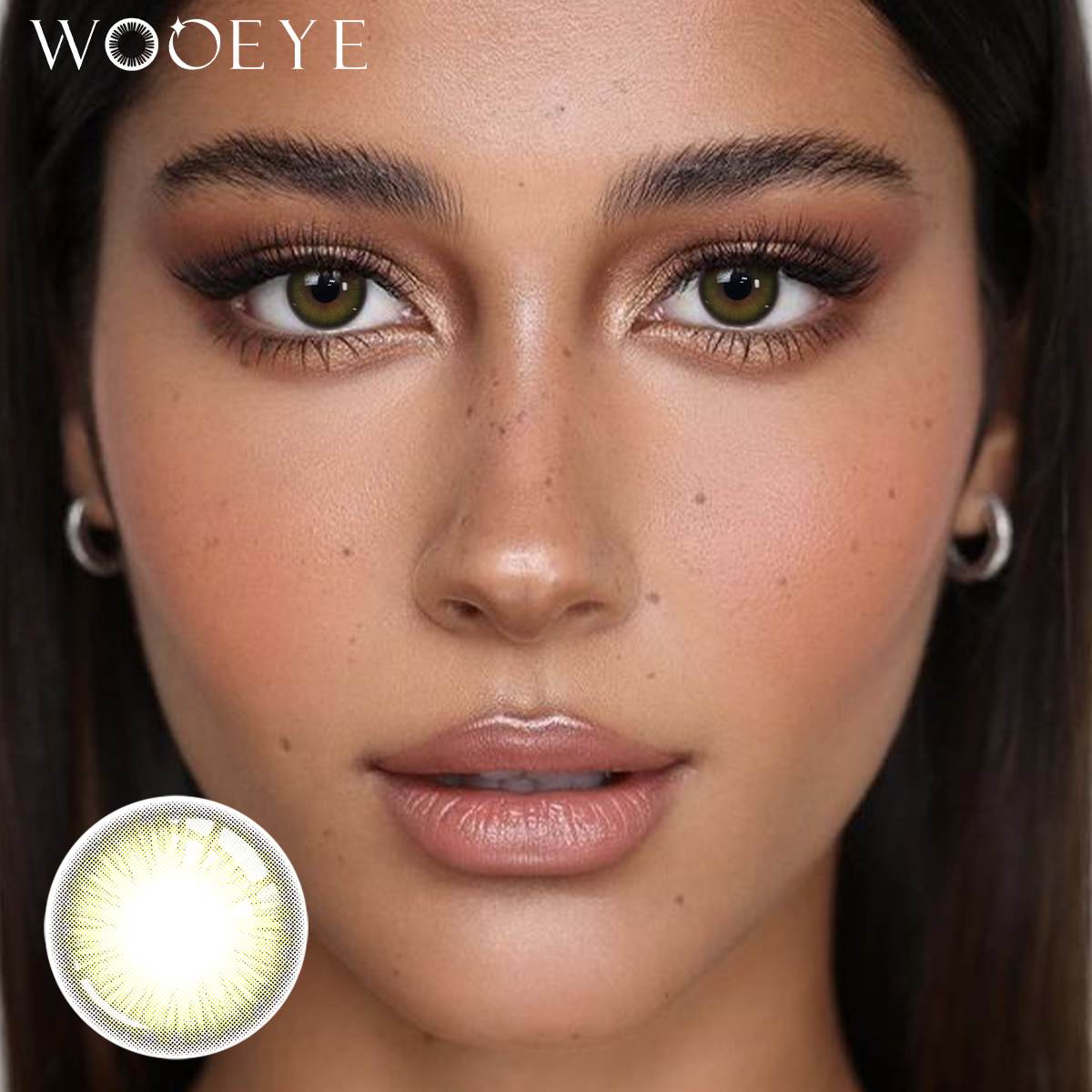 Wooeye Diamond Brown Contact Lenses | 1 Day,10 Pcs
