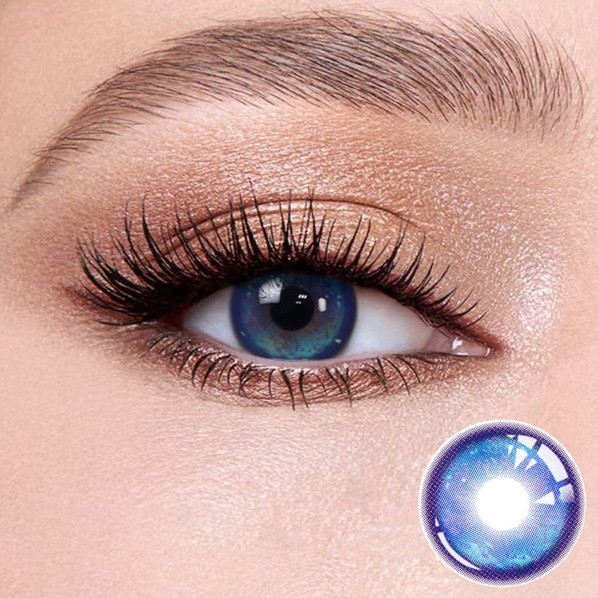 Wooeye Thermo Aura Blue Contact Lenses | 1 Year