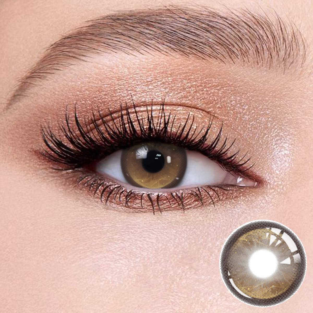 Wooeye Tides Brown Contact Lenses | 1 Year