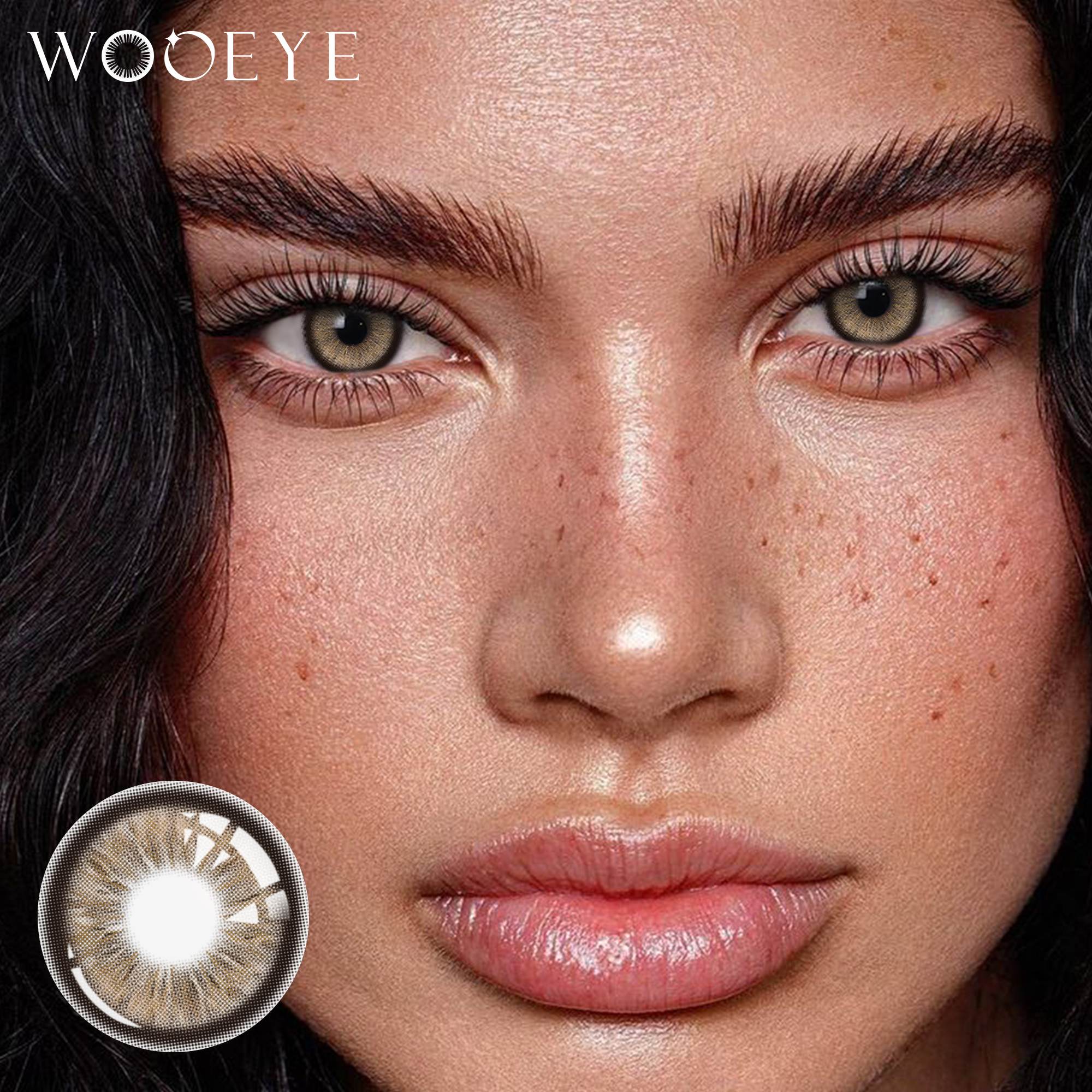 Wooeye Mocha Cocoa Brown Contact Lenses