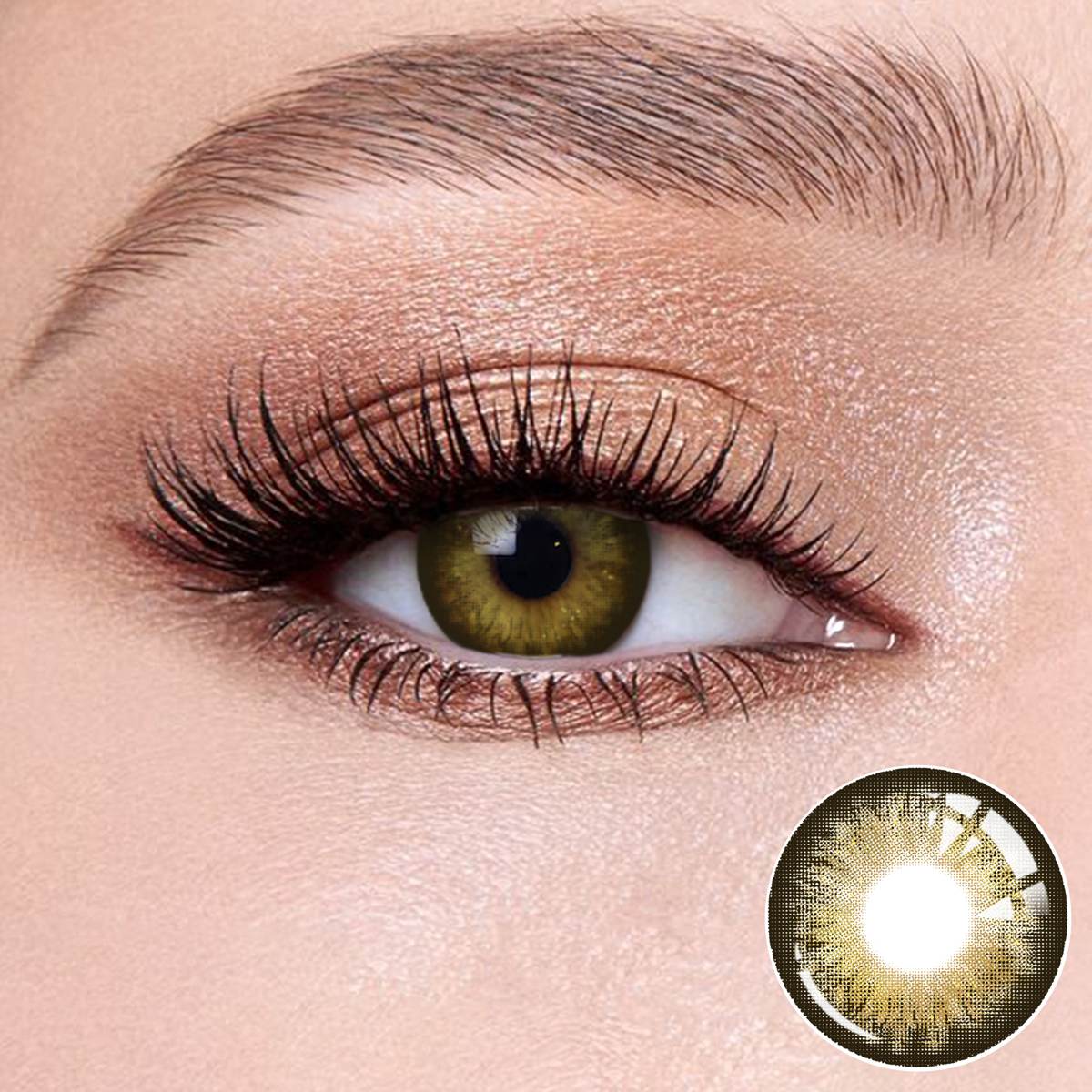 Wooeye Aurora Brown Contact Lenses | 1 Year