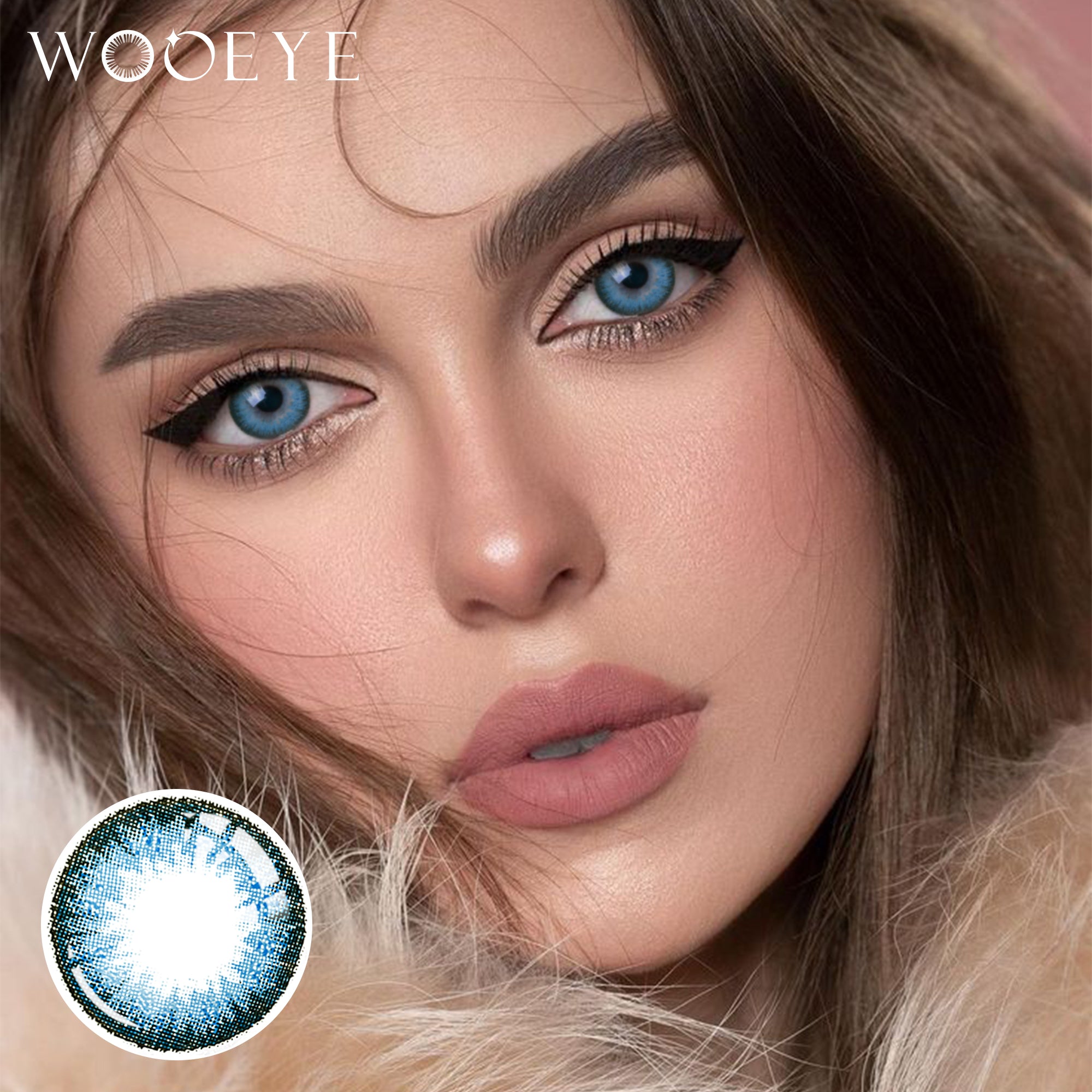 Wooeye Deep Ocean Blue Contact Lenses | 1 Year