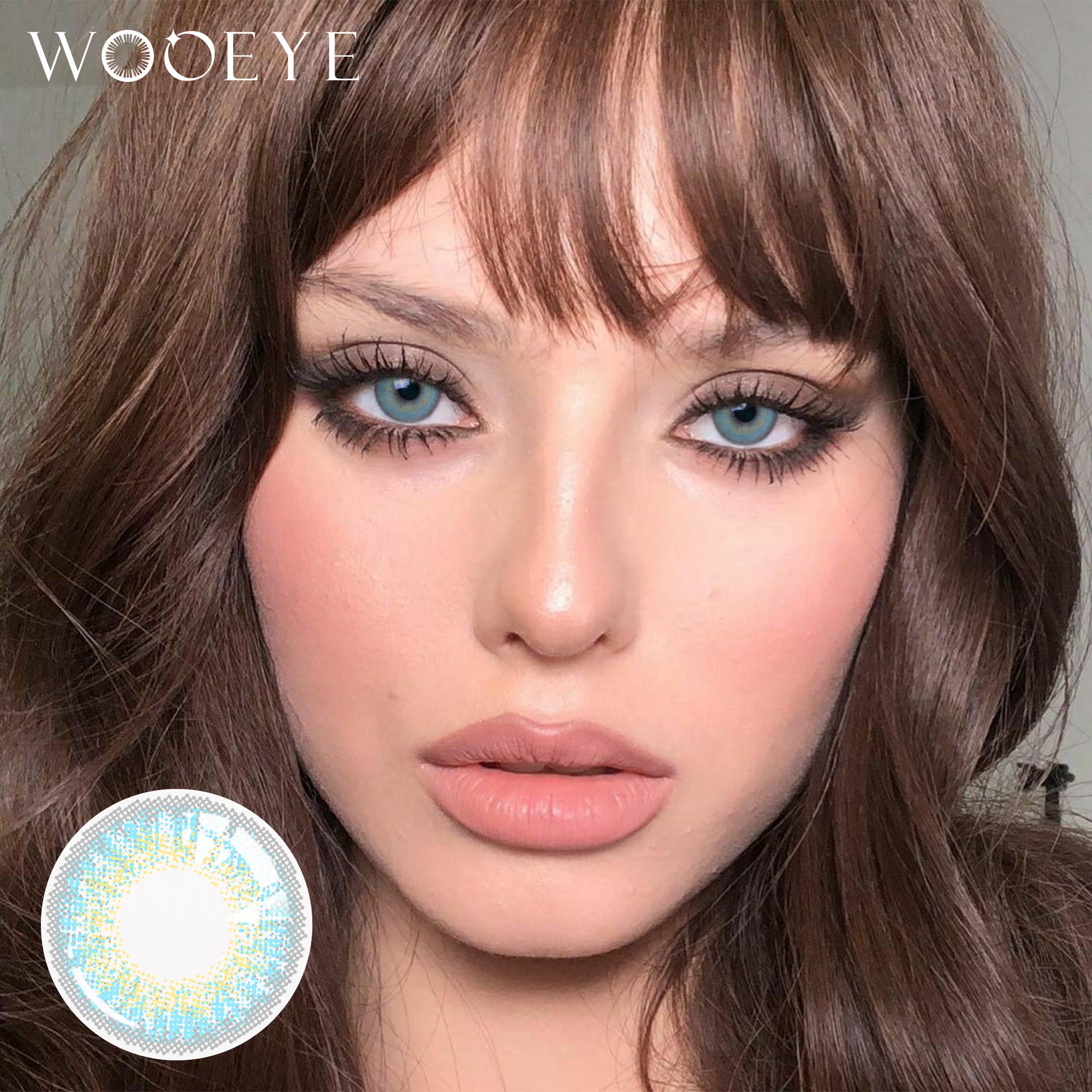 Wooeye Freedom Blue Contact Lenses | 1 Year