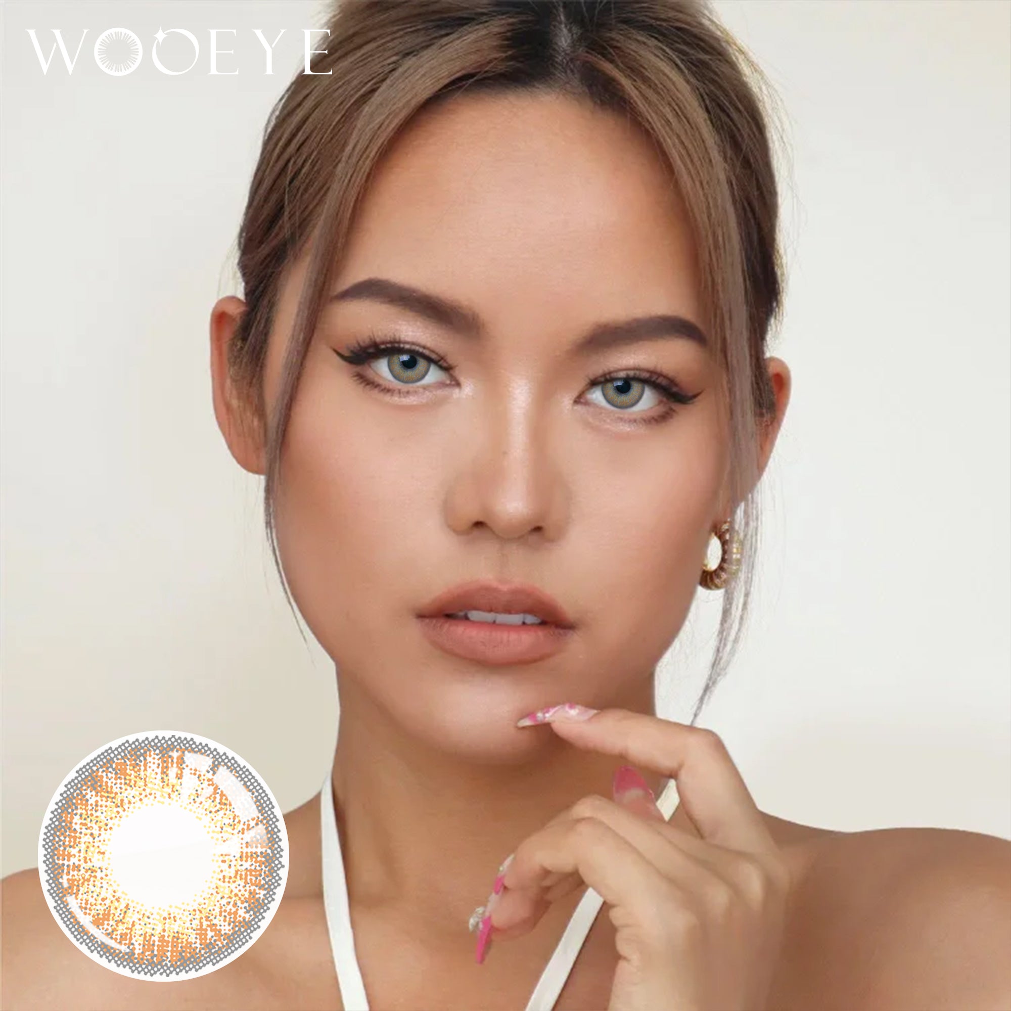 Wooeye Freedom Brown Contact Lenses | 1 Year