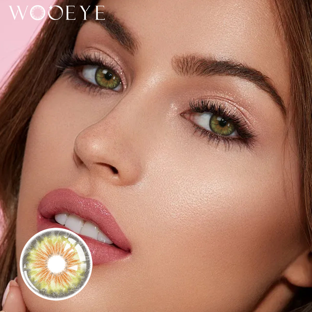 Wooeye Chamer Green Contact Lenses | 1 Day,10 Pcs