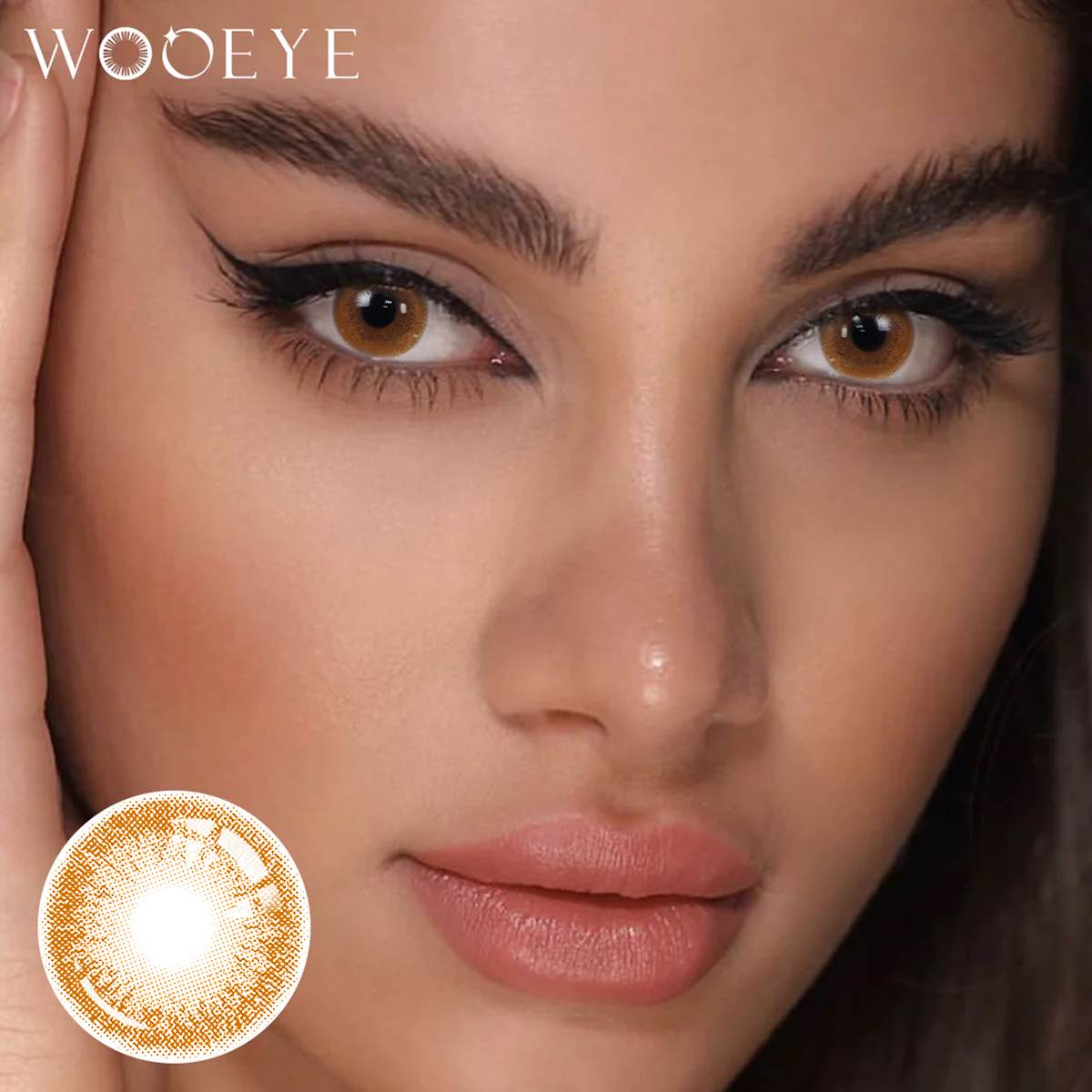 Wooeye Coffee Brown Contact Lenses | 1 Day,10 Pcs