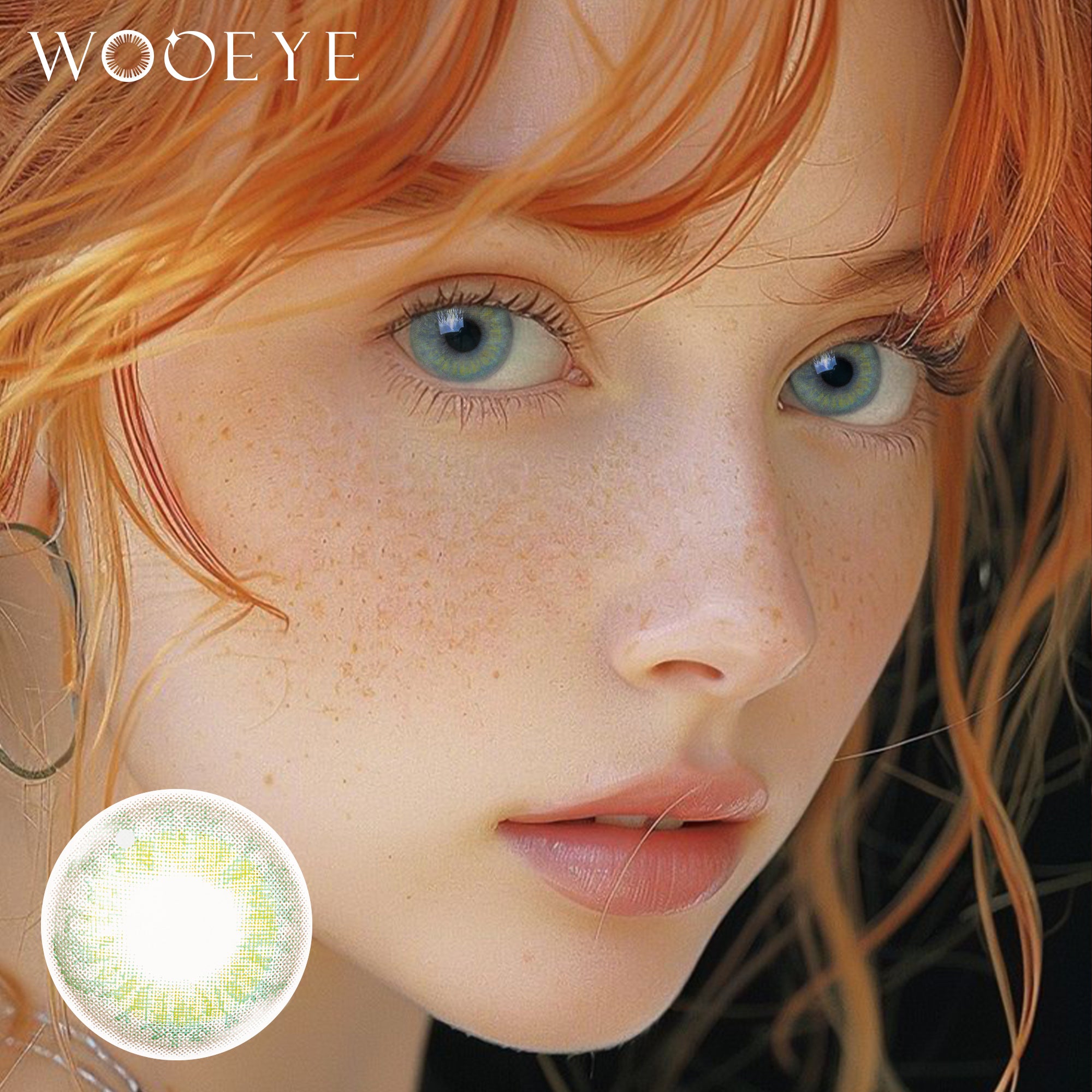 Wooeye Lemon  Green Contact Lenses | 1 Year
