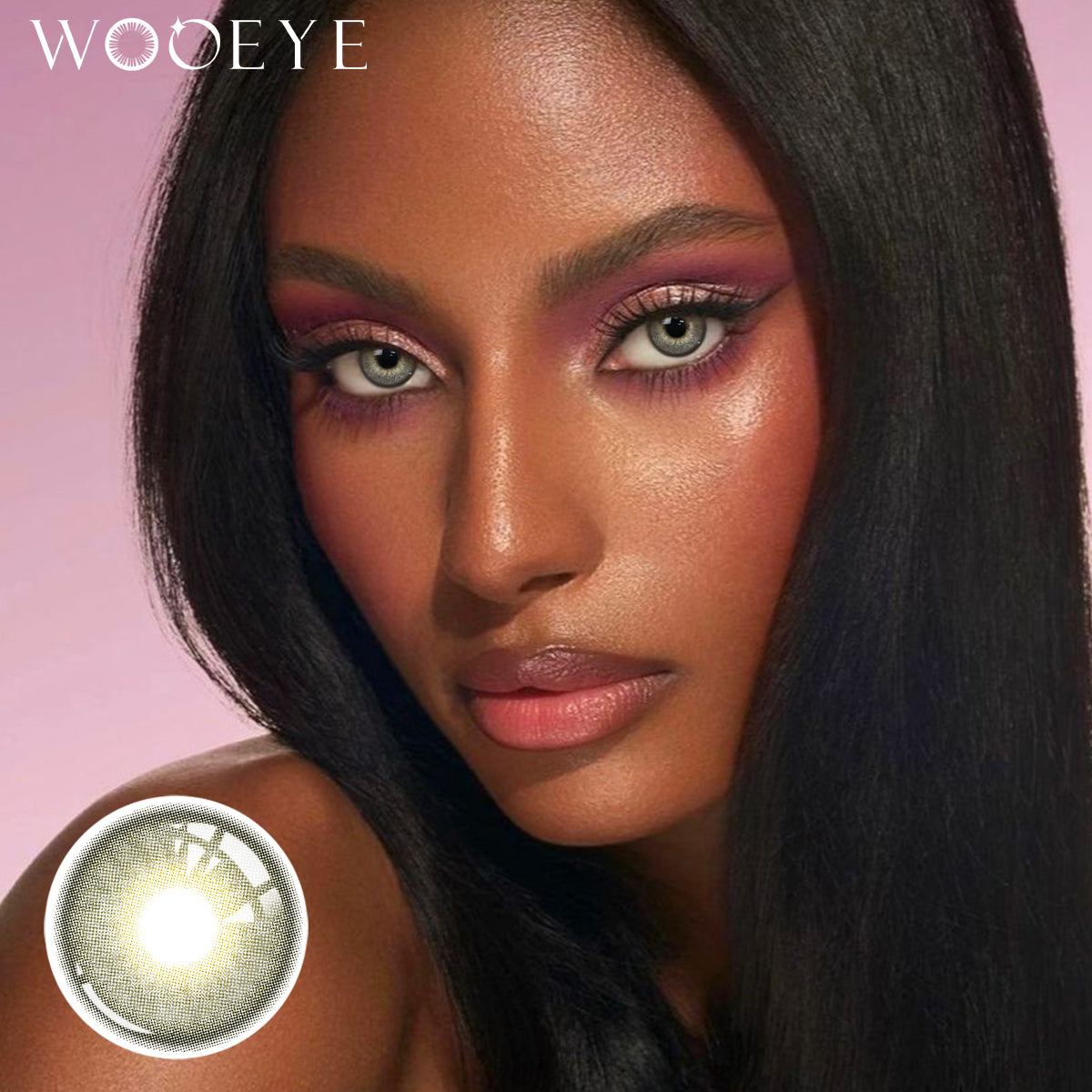 Wooeye Freesia Gray Contact Lenses | 1 Year