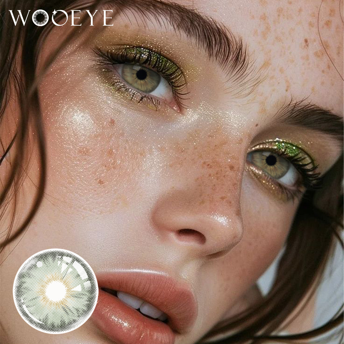 Wooeye Mermaid Green  Contact Lenses | 1 Year