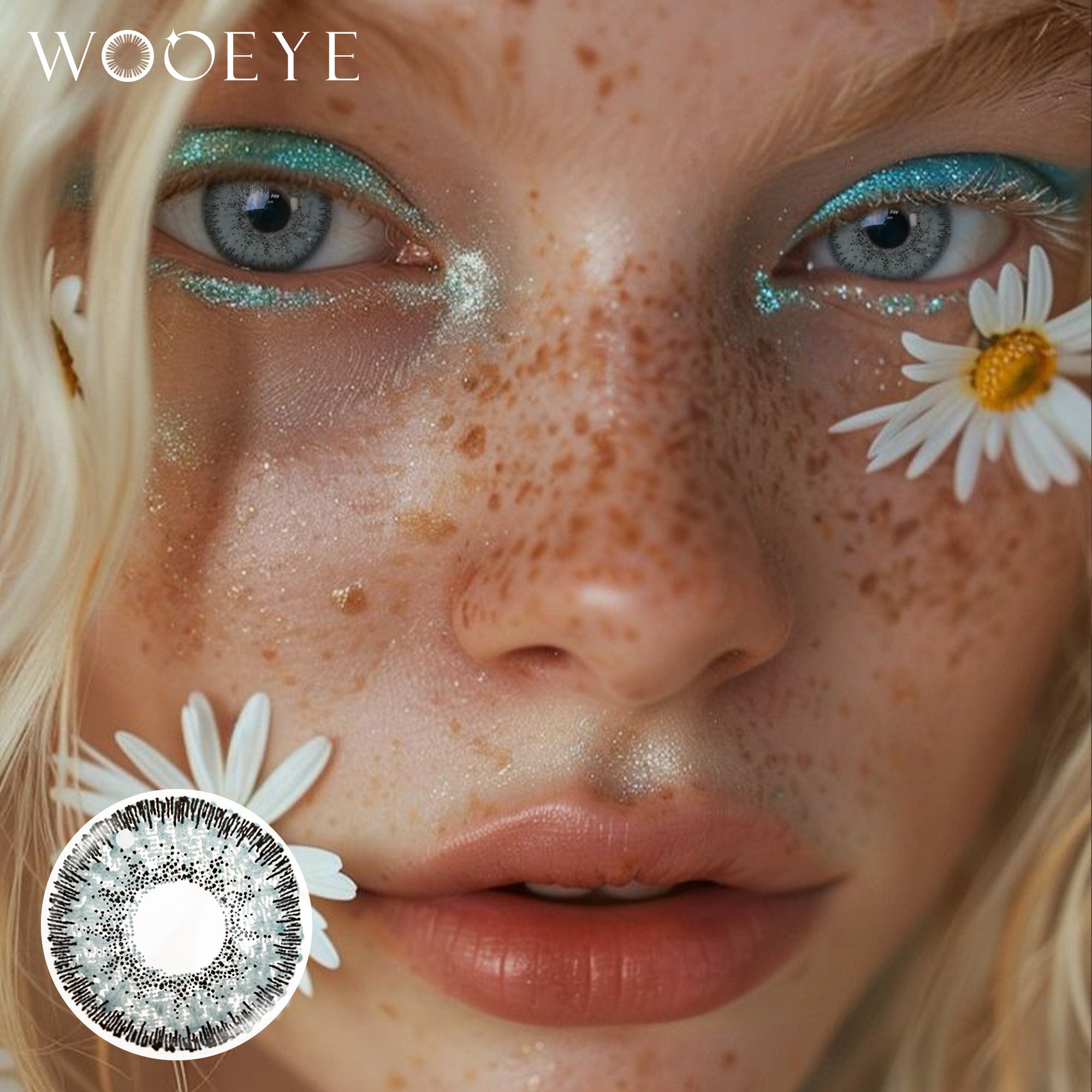 Wooeye Galaxy Diamond Blue Contact Lenses| 1 Year