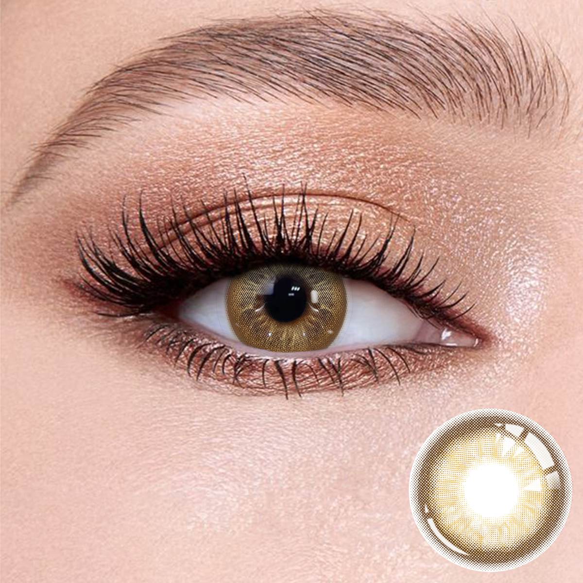 Wooeye Cape Cod Brown Contact Lenses | 1 Year