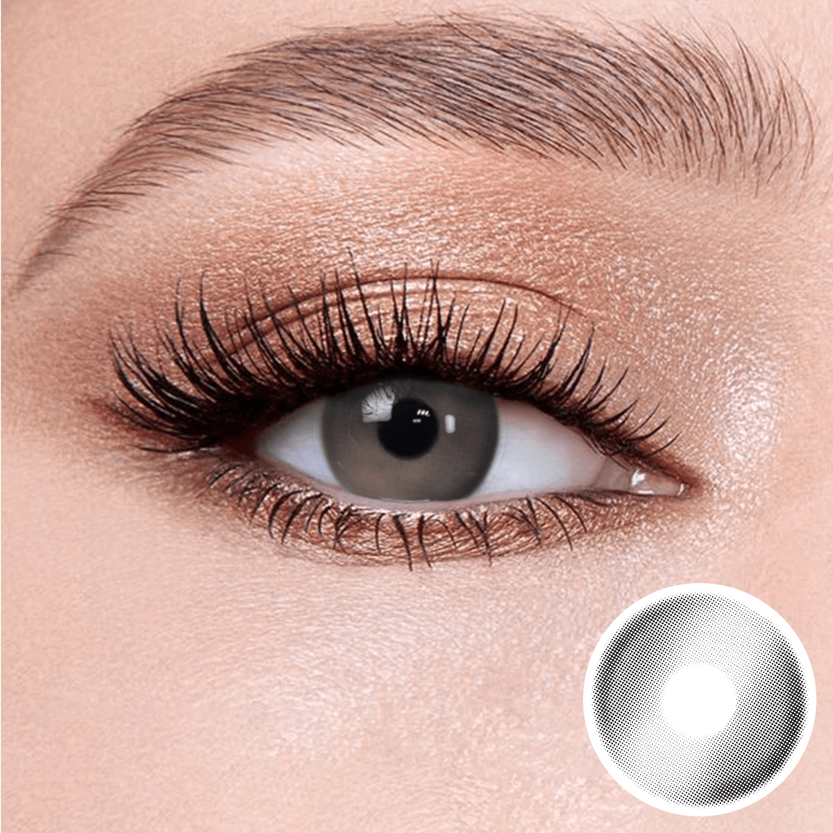 Wooeye Glass Gray Contact Lenses | 1 Year