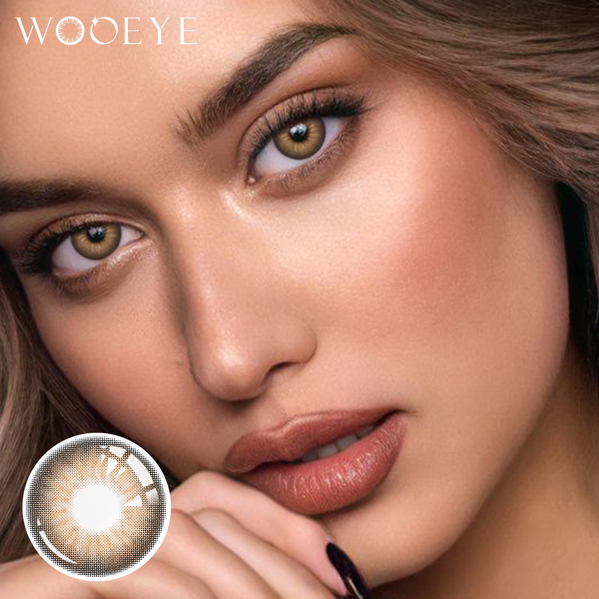 Wooeye Jennie Brown Contact Lenses | 1 Year
